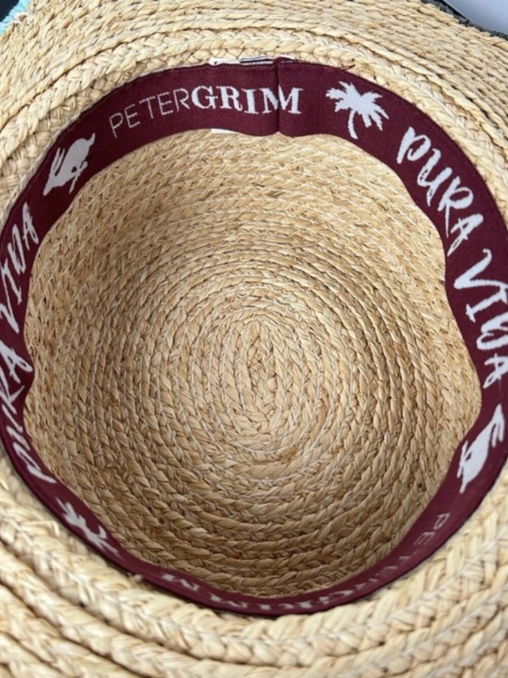 Peter Grimm Women's Beachy Straw Raffia Floppy Sun Hat Wide Brim Packable O/S - Picture 8 of 12